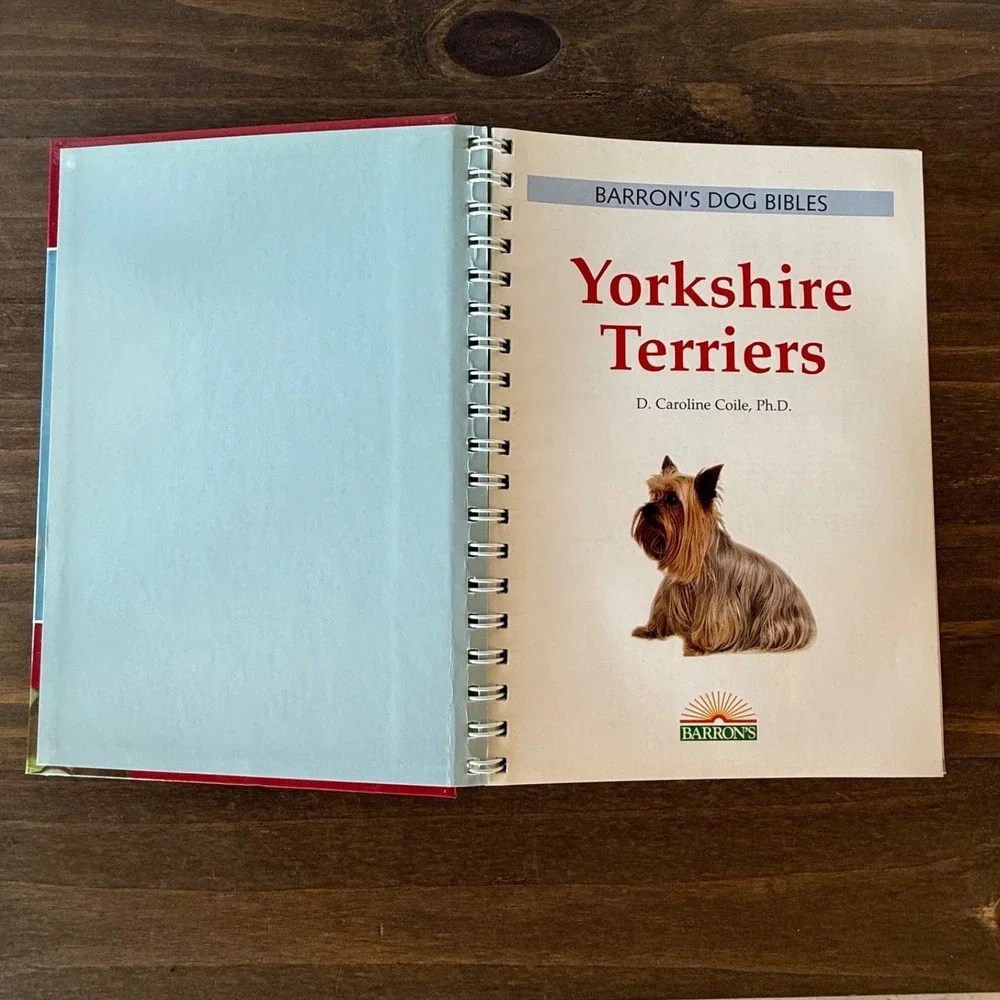 Barron's Dog Bibles Yorkshire Terriers Hardcover Book w/ Bonus Training DVD 2009